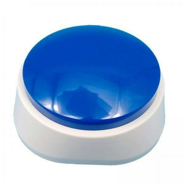 5xBotón De Sonido Grabable 30 S Botones De Grabación Y Reproducción Para Perros Para Oficina Azul