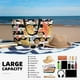 thumbnail image 5 of Fotbe Sea Shell Bolsa de Viaje para Playa - Resistente al Agua, Bolsa Tote de Gran Capacidad y Ligera con 7 Bolsillos para Mujeres y Hombres, 5 of 7