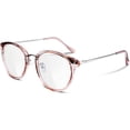 thumbnail image 1 of FEISEDY Montures de Lunettes Vintage pour Femmes Lunettes Rondes Lentille Transparente B2260, 1 of 6