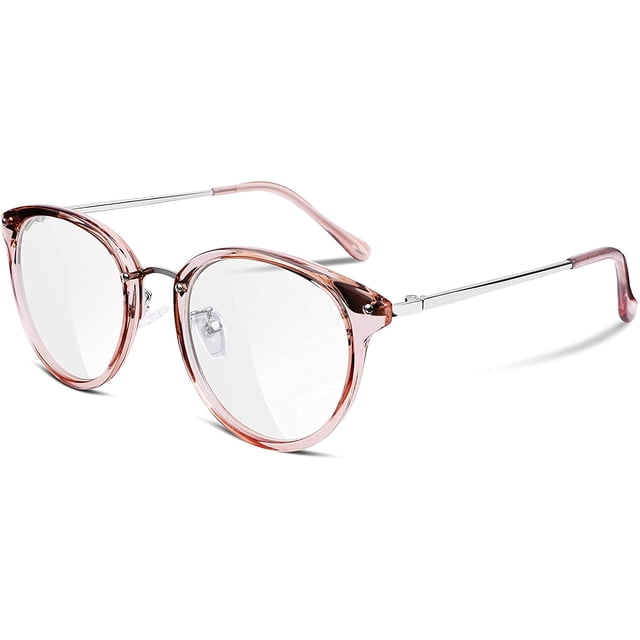 FEISEDY Montures de Lunettes Vintage pour Femmes Lunettes Rondes Lentille Transparente B2260