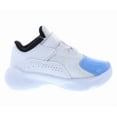 thumbnail image 2 of Nike Jordan 11 CMFT Low Infant/Toddler Shoes Size 8, Color: White/University Blue/Black, 2 of 5