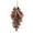 C, variant on Luoshdecor Christmas Winter Swag ,Artificial Teardrop Swag Wreaths with Berry Plaid Bow,Pine Branch Teardrop Pendant for Front Door Indoor Wall Stairs Hanging Decor 23.6 in