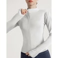 thumbnail image 2 of Chamarra Deportiva Mujer Ajuste Slim Chaqueta Para Mujer Talla XL Modelo Blanco, 2 of 4