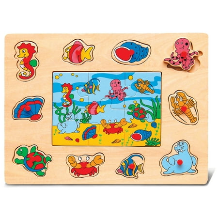 Peg With A Jigsaw - Ocean Life