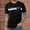 Black, variant on SYMOID Men's M Casual T-Shirt, Black - Stretchy 95% Polyester 5% Spandex Blend, Chest Pocket & Subtle Graphic, Wrinkle-Resistant Everyday Comfort
