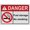 Warning Sign 5, variant on Industrial Caution Sign Fuel Sign (Fuel storage area No smoking or open flames) 8 in" x 12 in" UV Resistant Indoor Outdoor Workplace Industrial Caution Danger Warning SIgn