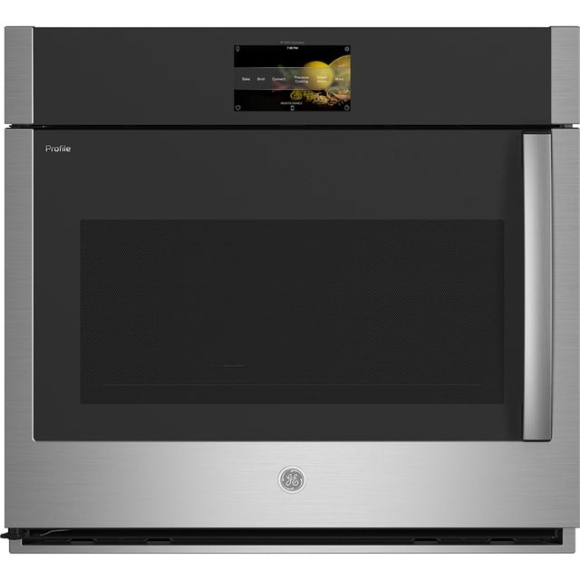 GE Profile Four Mural à Convection Intégrée 30 Pouces avec Portes à Bascule Gauche - Acier Inoxydable PTS700LSNSS
