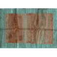thumbnail image 1 of Ahgly Company Indoor Rectangle Abstract Light Blue Contemporary Area Rugs, 6' x 9', 1 of 4