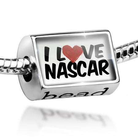 - Bead I Love Nascar Charm Fits All European Bracelets