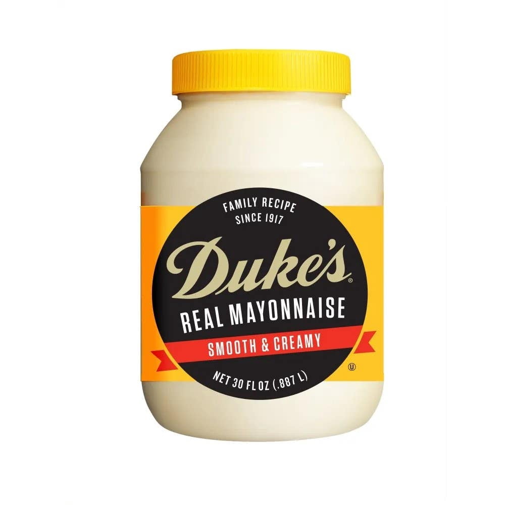 Dukes Real Mayonnaise Jar, 30 oz - Case of 12