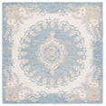 thumbnail image 2 of Safavieh Ebony Lynwood Medallion Area Rug, Blue/Ivory, 6' x 6' Square, 2 of 9