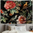 thumbnail image 2 of Orinice Flowers Birds Tapestry Wall Hanging Unique Style Graphic Tapestries Home Wall Decor Art for Living Room Bedroom Farmhouse Dorm 60x50inch, 2 of 6