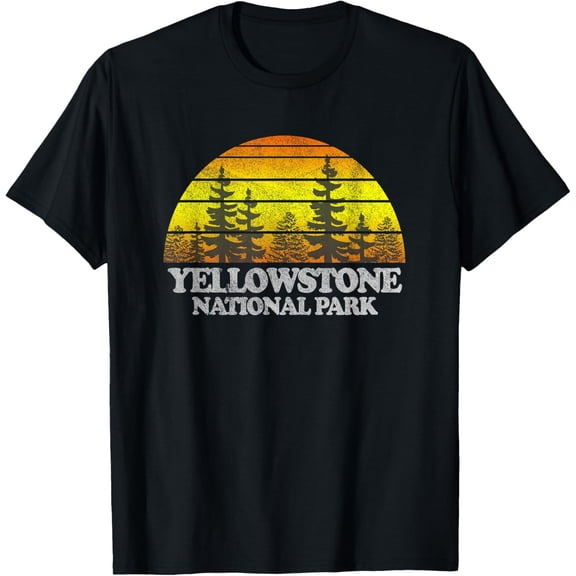 Exquisite and comfortable-Retro Yellowstone National Park Vintage T-Shirt
