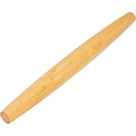 Classic French Rolling Pins Bamboo Wooden Rolling Pin for Baking Pizza Dough Pie Cookie, 15.8-Inch