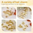 thumbnail image 4 of MRSXXNTY Hair Jewelry for Women Braids, 275 Pcs Braid Jewelry Accessories Metal Gold Loc Jewelry for Hair Dreadlocks Hair Rings for Braids Cuffs Clips Hair Jewelry Decorations for Women Unisex, 4 of 7