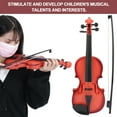 thumbnail image 2 of YSTINNG Simulated Kid Acoustic Violin Toy Adjustable String Musical Beginner Develop Instrument PracticeLight Brown B311-362, 2 of 6