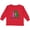 Red, variant on Inktastic Little Sistersaurus Girls Long Sleeve Toddler T-Shirt