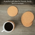 thumbnail image 4 of Thirstystone Natural Absorbent Cork Coasters 8-Pack, 4 of 6