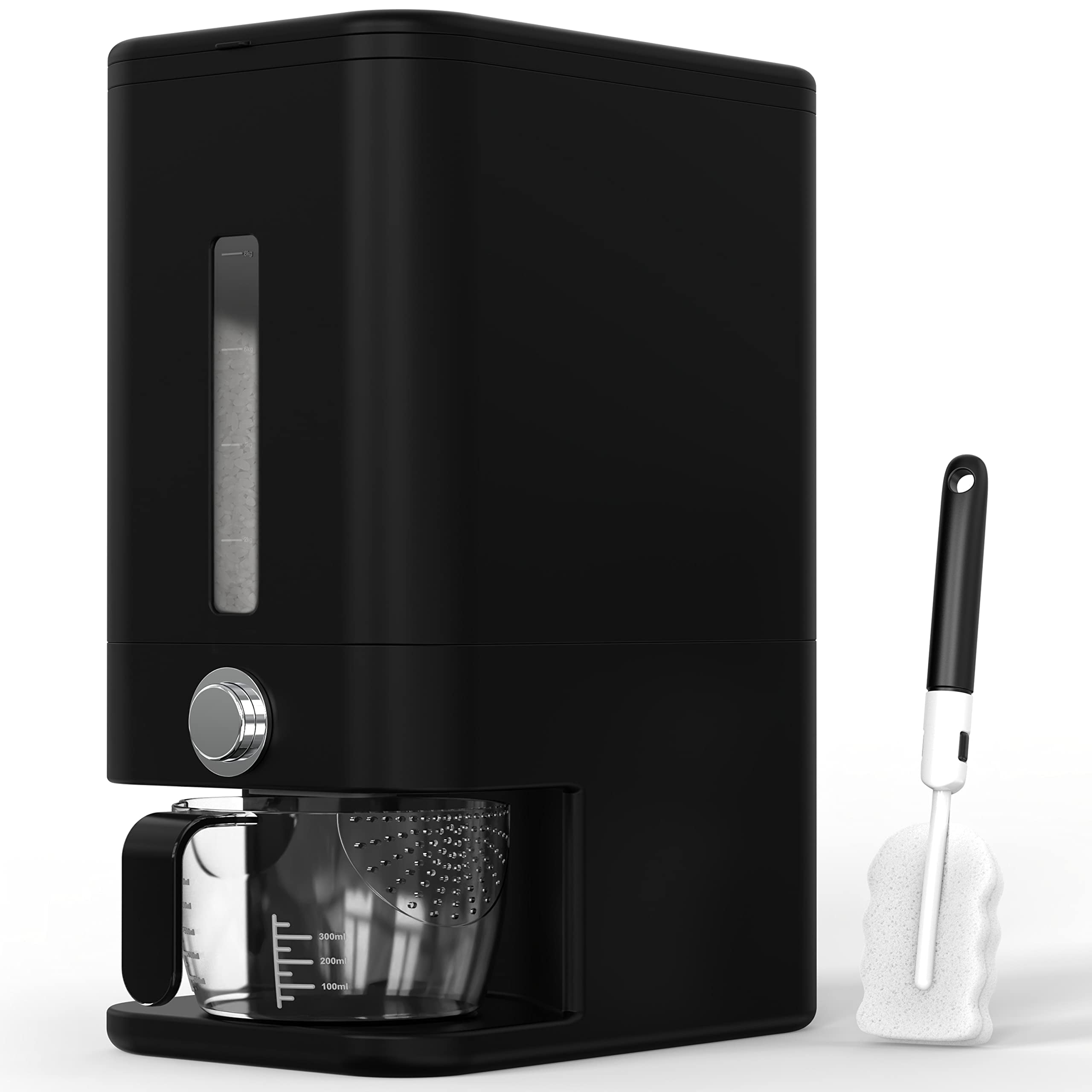 Retail Blade 25lb Rice Dispenser Air Tight Grain & Rice Container With Easy To Use Dispensing