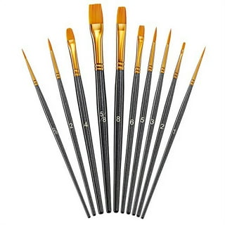 Paint Brush Set, 2 Pack 20 Pcs Paint Brushes for Acrylic Painting, Water Color Paintbrushes for Kids, Easter Egg Painting Brush, Face Paint Brushes