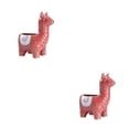 thumbnail image 2 of Youkk Ceramic Flower Pot - For Small Spaces Indoor And Outdoor Succulent Planter Pots Animal Shape Pots Alpaca red 2Set, 2 of 6