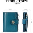 thumbnail image 3 of Women's Genuine Leather Short Wallet -Blocking Ladies,, 3 of 5