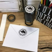 Personalized Round Self-Inking Rubber Stamp - Taurus