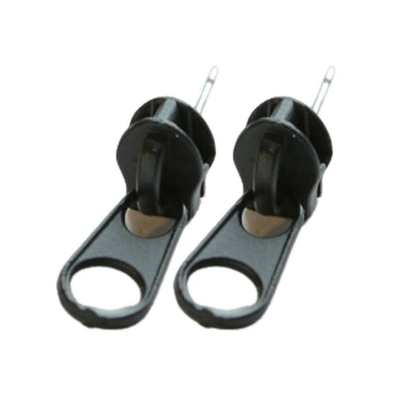 HUANLEDASH 1 Pair Stud Earrings Zipper Style Lightweight Ear Studs Comfortable to Wear Versatile Earrings Jewelry Gift