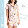 thumbnail image 5 of Hello Mello Carried Away Lounge Short Sleeve Pajama Tops, Sweet Dreams Medium/Large (Women's), 5 of 10