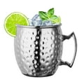 thumbnail image 1 of Tasse Moscow Mule en Cuivre 530 ml en Acier Inoxydable Tasse à Bière en Cuivre Tasse à Cocktail en Cuivre Tasse Martelée Tasse à Bière Tasse à Cocktail, 1 of 8