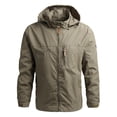 thumbnail image 1 of Jacket Hooded Coat Waterproof Warm Windbreaker For Men Fishing Hiking, 1 of 5