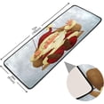 thumbnail image 2 of SKYSONIC 2'X6' Xmas Santa Claus Runner Rug with Rubber Backing, Christmas Balloon Non Slip Entryway Rug Runner Washable Soft Area Rug Carpet for Hallway Bedroom Kitchen Decor, 2 of 6