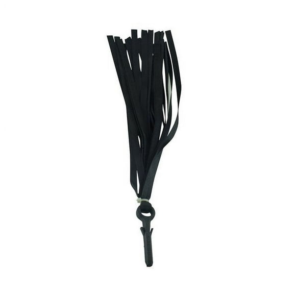 Cloth Streamers Pair Bicycle Grips Tassel, Black