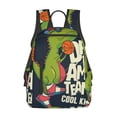 thumbnail image 1 of Fotbe Dinosaur Basketball Player Mochila Ligera para Hombres y Mujeres - Duradera y Resistente al Agua, Ideal para Escuela, Trabajo, Viajes y Uso Diario, 1 of 7