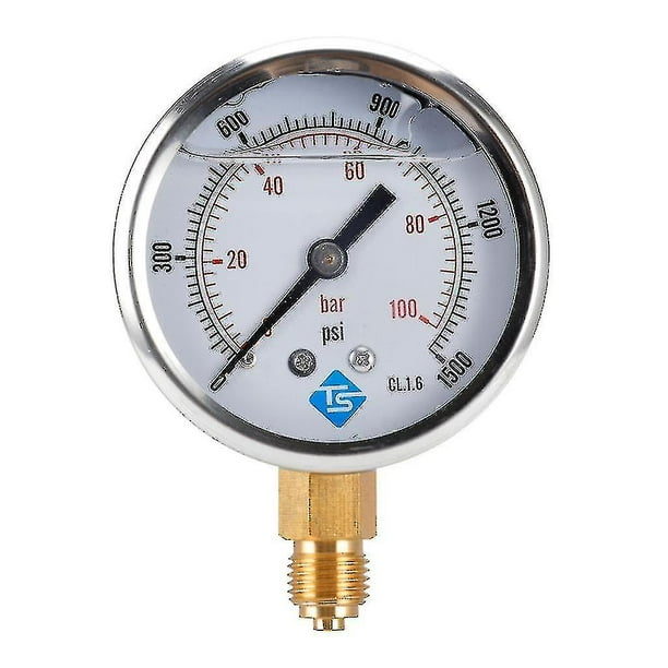 Manómetro de presión de vacío JINMJMXG 0-100 bar 0-1500 psi 1/4 BSP