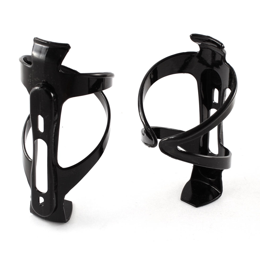 Cycling Bike Bicycle Drink Water Bottle Holder Cage Rack Black 2 Pcs 