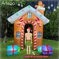 thumbnail image 4 of Casa Inflable de Navidad Jengibre Artego MEGA GIGANTE 4M, 4 of 8