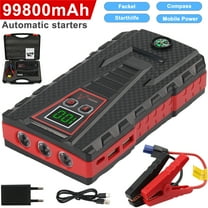 Audessy 5000A Peak 99800mAh Car Jump Starter Booster Jumper Power Bank Battery Charger W/ LED Light