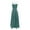 Green, variant on Ahuyic Printed Solid Color Plus Size Dress For Women, Summer Womens' Sleeveless Tank Long Maxi Dresses,Women's Wedding Guest Dress Sling Straps Backless Boat Neck Ankle-Length Skirt