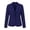Dark Blue, variant on Women's Business Casual Blazer Jacket, Notched Lapel One Button Long Sleeve Work Office Blazer with Pockets & Ruched Cuffs, S-2XL