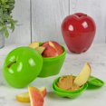 thumbnail image 5 of Hutzler Apple & Dip To-Go Lunch Snack Storage Container - Green, 5 of 5