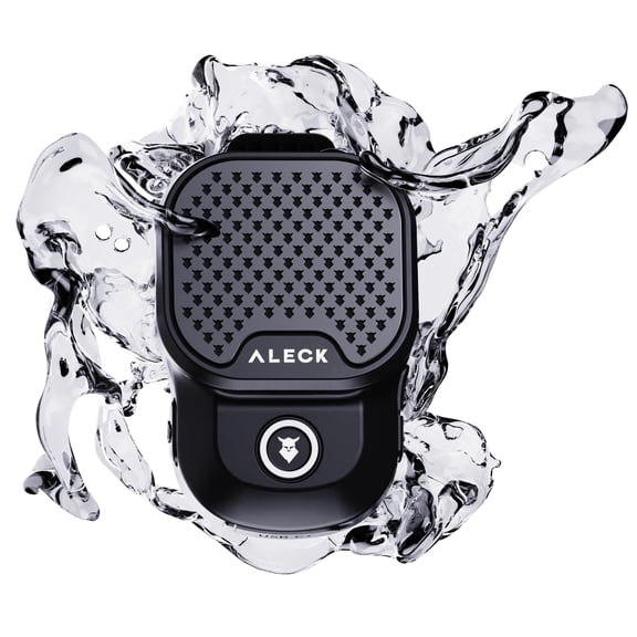 Aleck Rox Wearable Bluetooth Speaker, Clip-On Portable Wireless Speaker with 32H Playtime, IPX7 Waterproof, Built-in Mic for Calls, Stereo Pairing, Mini Outdoor Adventure Speaker, Camping & Hiking.
