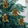 thumbnail image 5 of Christmas Tree Ornaments 2D Acrylic Monogram Pendants With Santa Hat 26 Letters For DIY Crafts And Home Decor, 5 of 5