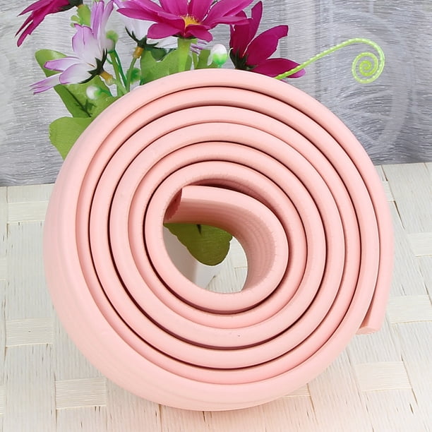 Tira anticolisión en forma de W ensanchada y engrosada de 2 M, tira de protección para bebés, equipo de protección de seguridad multifuncional para niños en jardín de infantes