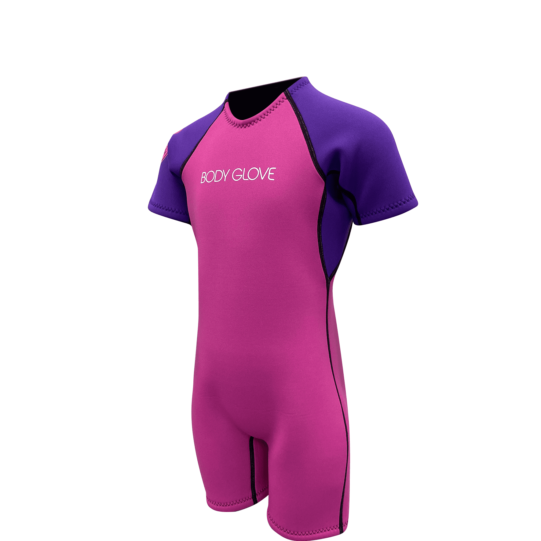 Women’s Size Extra Large Body Glove Springsuit Black and Purple Surfing Wetsuit