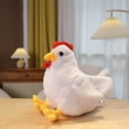 thumbnail image 3 of Xihbxyly Gallo de Peluche, Diseño Suave y Abrazable, Inspirado En Animales de Granja, Ideal para Juegos Imaginativos, Lavable, 30 Cm/11,81 Pulgadas, Ideal para Todas Las Edades., 3 of 6