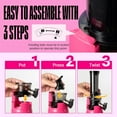thumbnail image 3 of Ventray Essential Ginnie Juicer, Compact Small Cold Press Juicer, Masticating Slow Juicer with 60RPM Low Speed, Easy to Clean & Nutrient Dense, Eco-Friendly Packaging (Vibrant Pink), 3 of 8