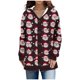 thumbnail image 2 of Cárdigan informal de punto con estampado navideño para mujer, chaqueta con botones y abrigo para mujer, 2 of 6