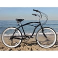 thumbnail image 5 of Firmstrong Urban Man, 26", Men's, Seven Speed, Matte Black, 5 of 7