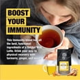 thumbnail image 4 of Tiesta Tea - Golden Milk - Sweet Turmeric Herbal Tea - Loose Leaf Tea Blend - Non-Caffeinated Herbal Tea - Make Hot or Iced Tea Up to 140-200 Cups - 16 oz Resealable Bulk Bag, 4 of 9